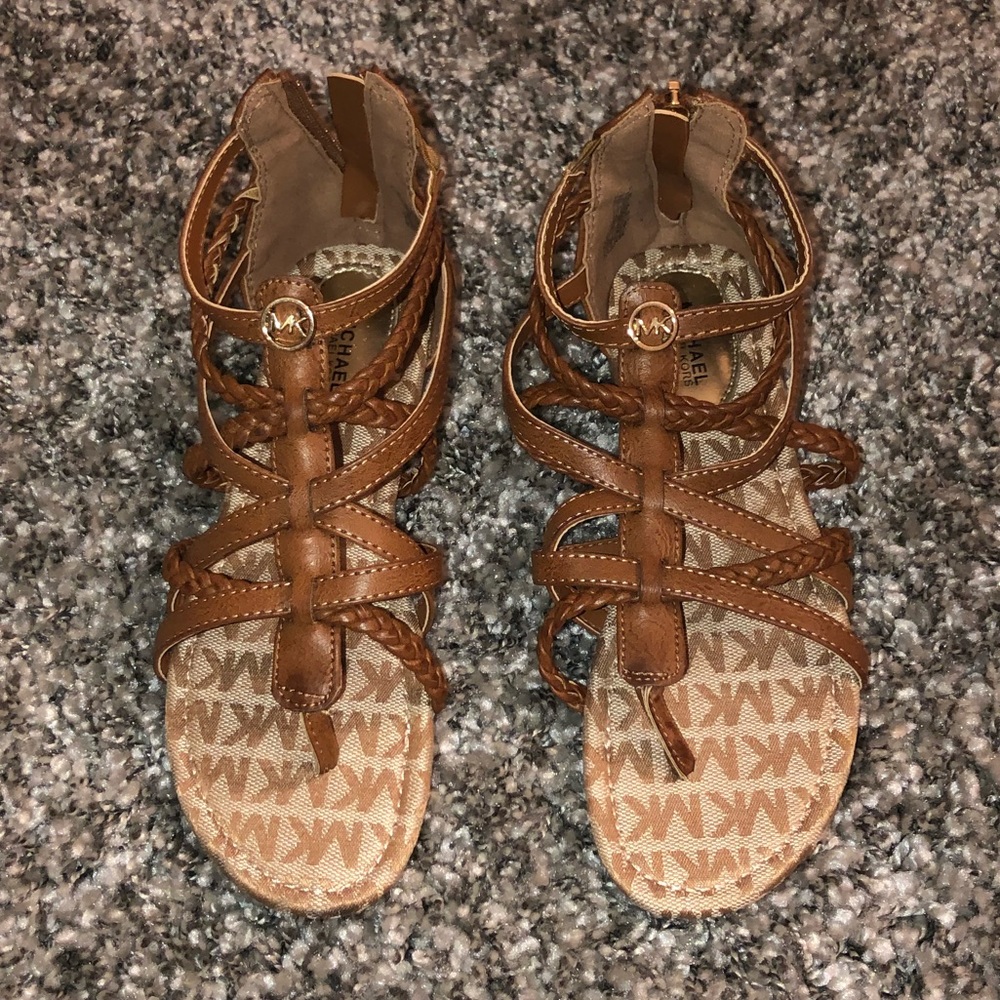Girls size 13 Michael kors sandals